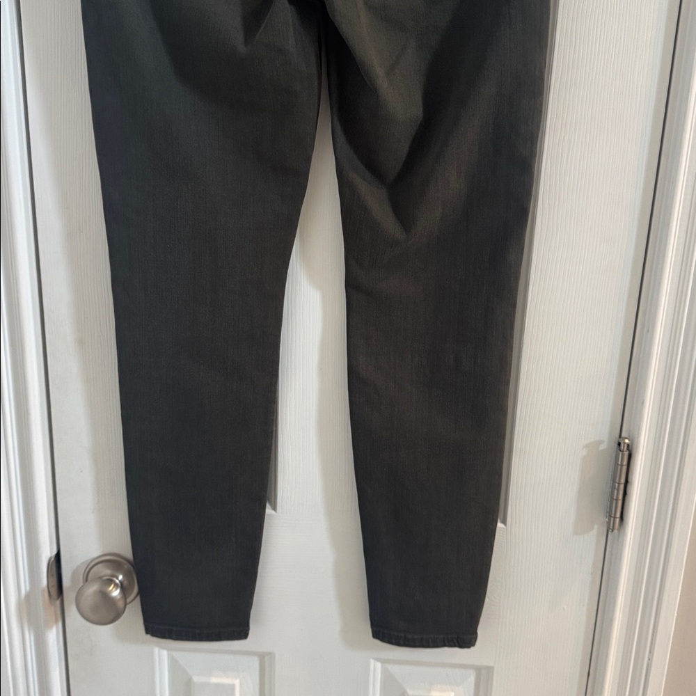 Liverpool Dark Olive Skinny Jeans - Picture 6 of 10